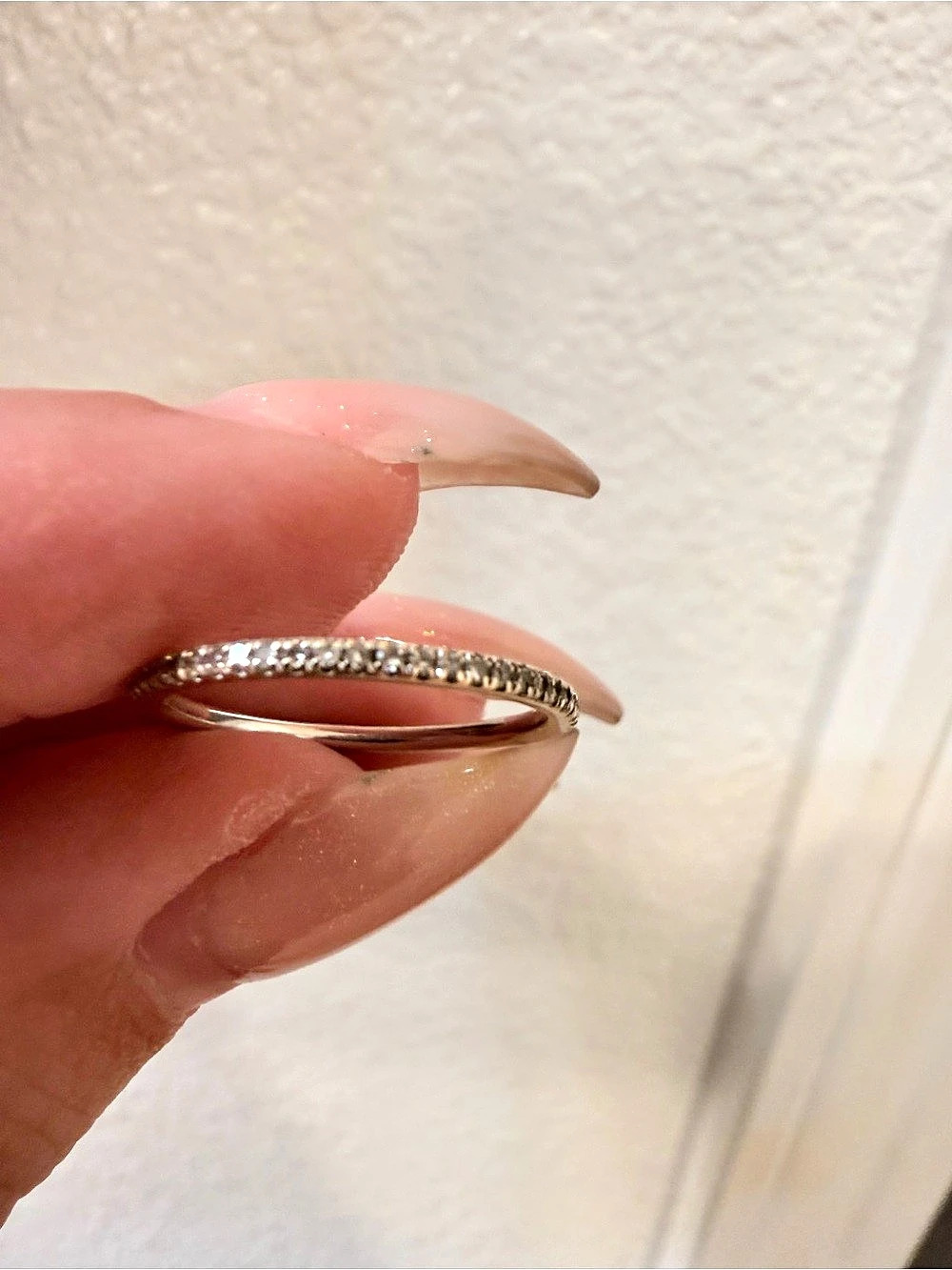 14k White Gold Diamond Ring